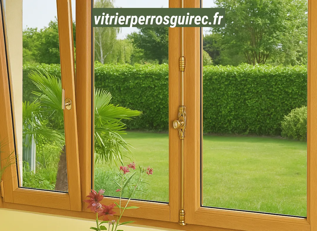 Installation de fenêtre en bois sur mesure Perros-Guirec